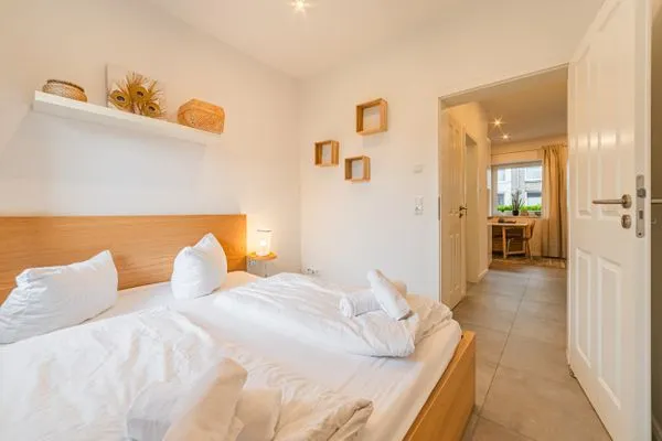 Schlafzimmer  Ferienwohnung Palstek Eckernförde