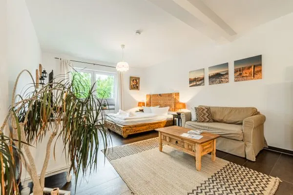 Wohnzimmer  Ferienwohnung Shabby-Chick Eckernförde