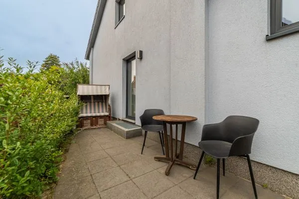 Terrasse  Ferienwohnung Shabby-Chick Eckernförde