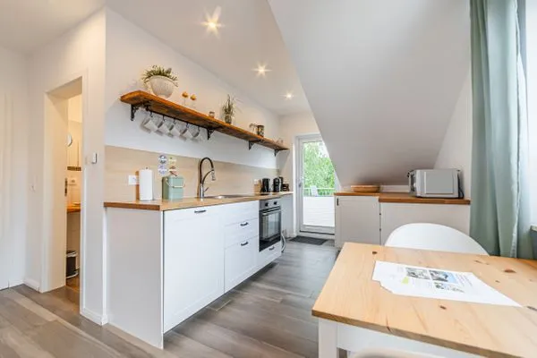 Küche / Küchenzeile  Ferienwohnung Oberdeck Eckernförde