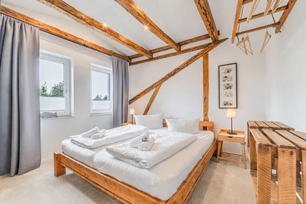 Schlafzimmer  Ferienwohnung Oberdeck Eckernförde