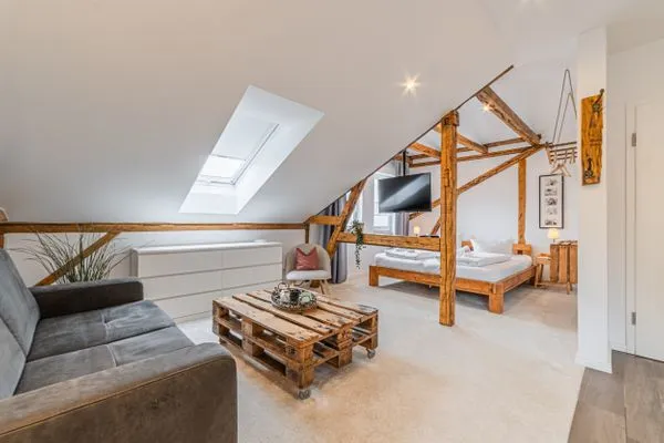 Wohnzimmer  Ferienwohnung Oberdeck Eckernförde
