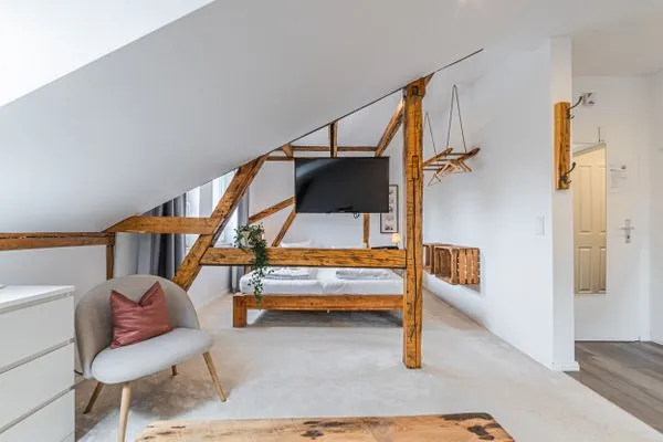Wohnzimmer  Ferienwohnung Oberdeck Eckernförde