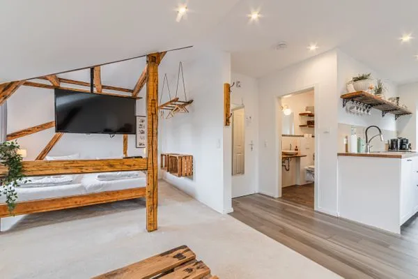 Wohnzimmer  Ferienwohnung Oberdeck Eckernförde