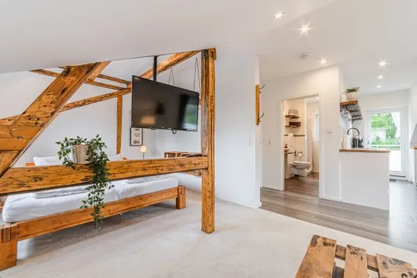 Wohnzimmer  Ferienwohnung Oberdeck Eckernförde