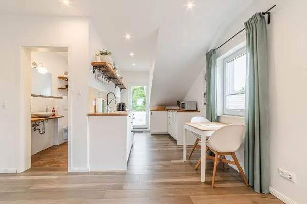 Küche / Küchenzeile  Ferienwohnung Oberdeck Eckernförde