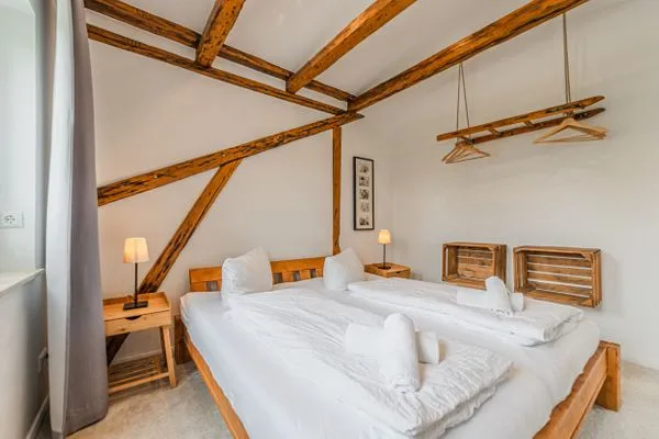 Schlafzimmer  Ferienwohnung Oberdeck Eckernförde