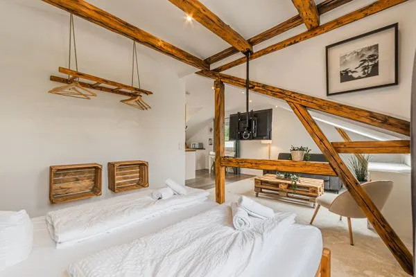 Schlafzimmer  Ferienwohnung Oberdeck Eckernförde