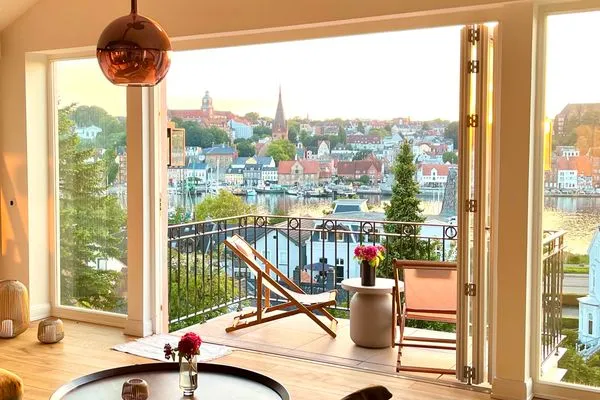 Meerblick  Hafenpanorama
