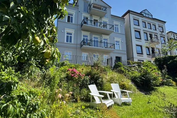 Gartenblick  Hafenpanorama