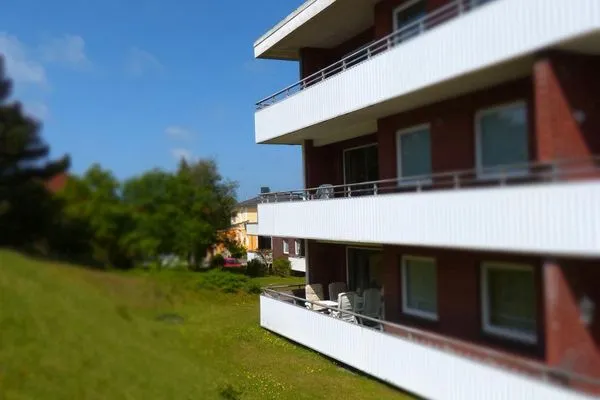 Balkon der Ferienwohnung Kreft in Wittdün auf Amrum Haus Seeadler Ferienwohnung *Kreft*