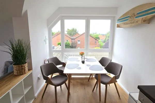Wohnzimmer  Ferienwohnung "Ostseebude 11" am Schönberger Strand