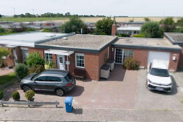  Ferienhaus Scholle Dornumersiel - Fassade / Eingang