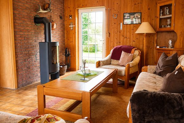  Ferienhaus Scholle Dornumersiel - Wohnzimmer
