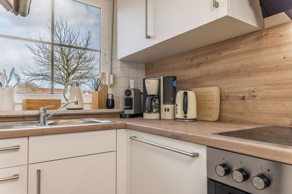  Ferienhaus Mühlenblick 50C Carolinensiel - Küche / Küchenzeile