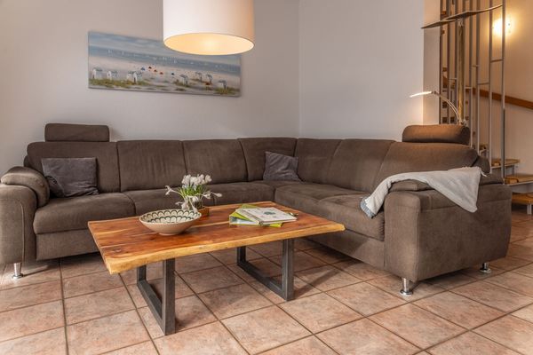  Ferienhaus Mühlenblick 50C Carolinensiel - Wohnzimmer
