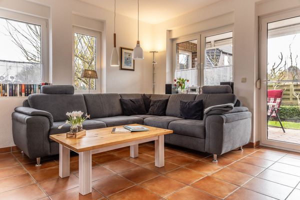  Ferienwohnung Gartenland C2 Carolinensiel - Wohnzimmer