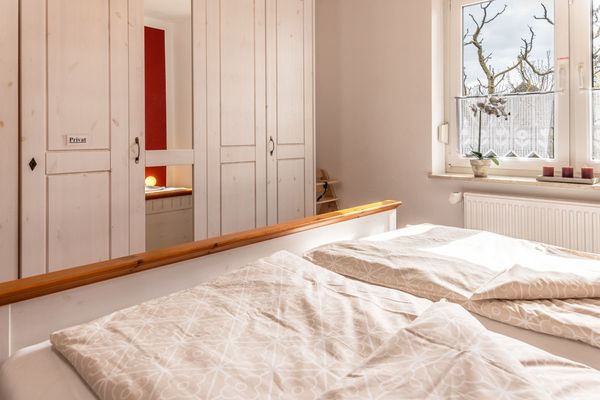  Ferienwohnung Gartenland C2 Carolinensiel - Schlafzimmer