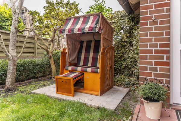  Ferienwohnung Gartenland C2 Carolinensiel - Gartenblick