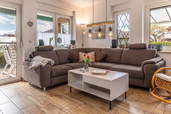  Ferienwohnung Gartenland C1 Carolinensiel - Wohnzimmer