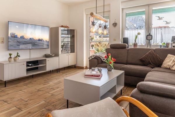  Ferienwohnung Gartenland C1 Carolinensiel - Wohnzimmer