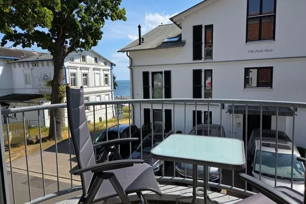 Balkon  Ferienwohnung Feuerstein - in Hafennähe