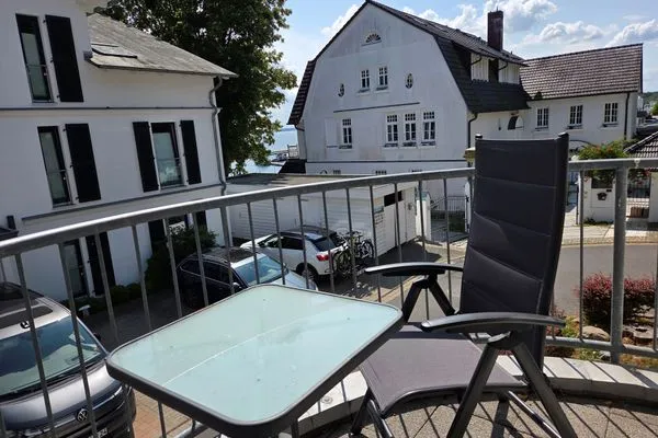 Balkon  Ferienwohnung Feuerstein - in Hafennähe