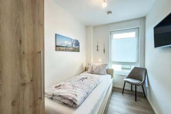 Schlafzimmer  Residenz Windjammer Nr. 11