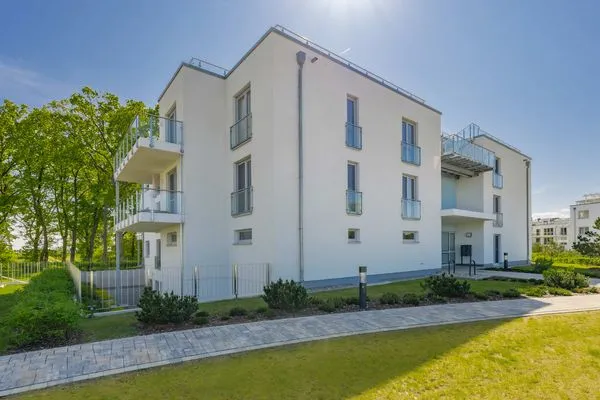 Fassade / Eingang  Ferienwohnung Klippenblick mit Sauna, Kinderspielbereich und Fitnessraum