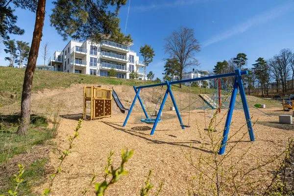 Spielanlage  Ferienwohnung Klippenblick mit Sauna, Kinderspielbereich und Fitnessraum