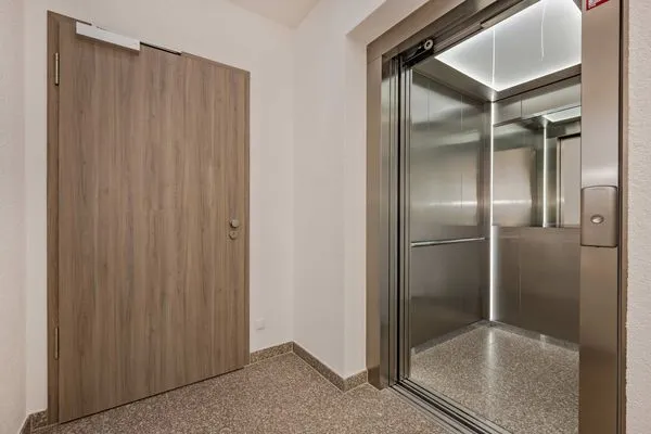 Fassade / Eingang  Ferienwohnung Meerzeit mit Sauna, Balkon und Wellnessbereich