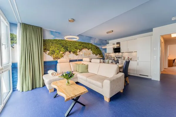 Wohnzimmer  NEU FeWo Kreidewald
