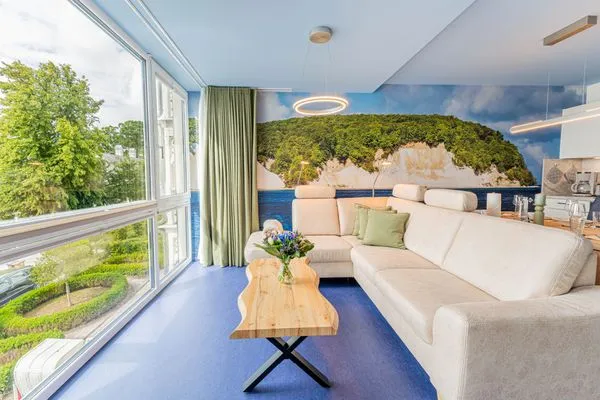 Wohnzimmer  NEU FeWo Kreidewald