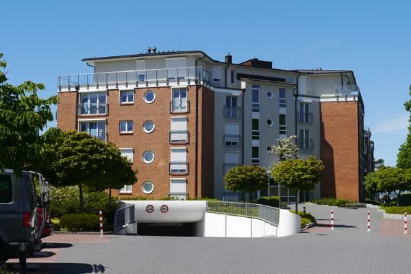 Fassade / Eingang  Strandpalais Duhnen