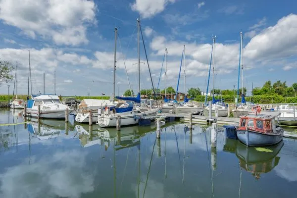 Landschaft  Ferienhaus Meeresrauschen nur 700 m zum Strand mit Terrasse