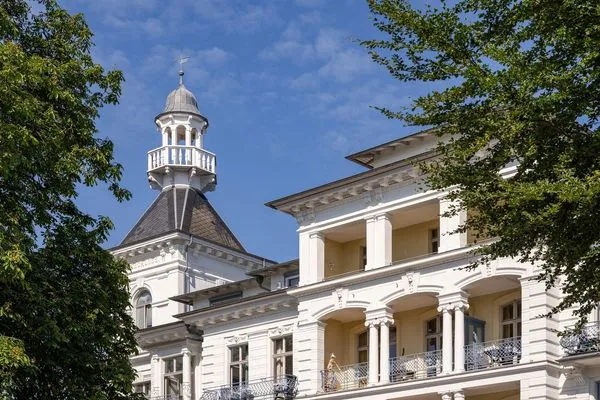 Hauptansicht  Ferienwohnung Seeschloss auf 2 Etagen mit Meerblick