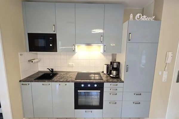 Küche / Küchenzeile  Ferienwohnung "Lieblingsplatz" in Kalifornien an der Ostsee