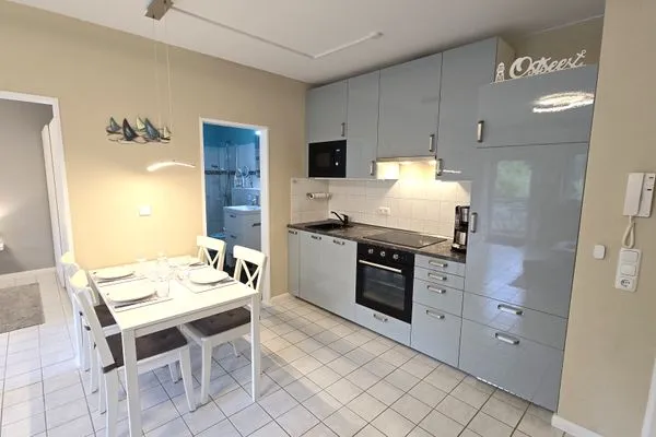 Küche / Küchenzeile  Ferienwohnung "Lieblingsplatz" in Kalifornien an der Ostsee
