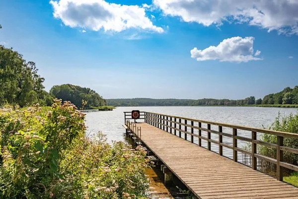 Landschaft  Ferienhaus Nordhorn mit Sonnenterrasse, 2 Schlafzimmern & Strandkorb