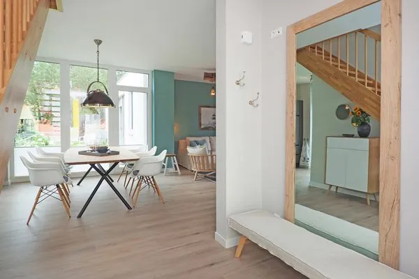Fassade / Eingang  Störtebekers Reethus mit Sauna, Kamin und Terrasse