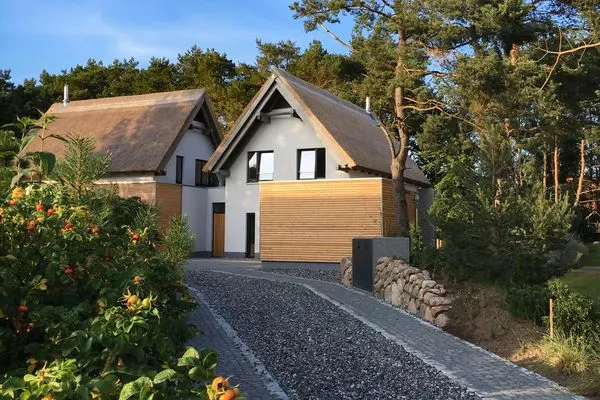 Fassade / Eingang  Ferienhaus Reethäus'l mit Whirlpool, Sauna, Kamin und Terrasse