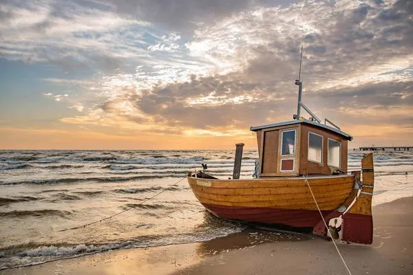 Strand  Ferienhaus Reethäus'l mit Whirlpool, Sauna, Kamin und Terrasse