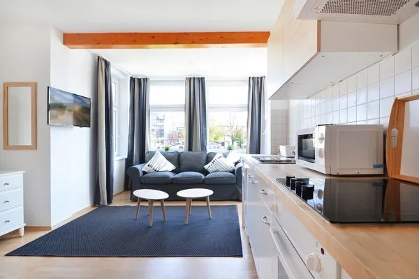 Hauptansicht Haus Skanska App. Vimmerby zentrale Lage und nur 100 m zur Ostsee