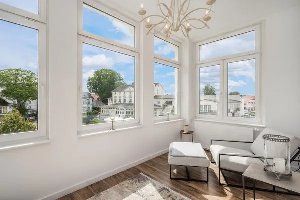 Balkon Haus Skanska App. Landskrona mit Balkon und nur 100 m bis zum Strand