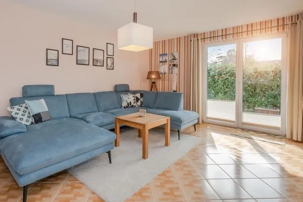   Ferienwohnung Strandläufer mit Badewanne, Terrasse mit Grill und Strandkorb