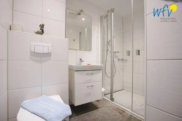 Badezimmer Ferienhaus Seeblick Ferienwohnung 16