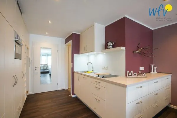 Küche / Küchenzeile Ferienhaus Seeblick Ferienwohnung 16