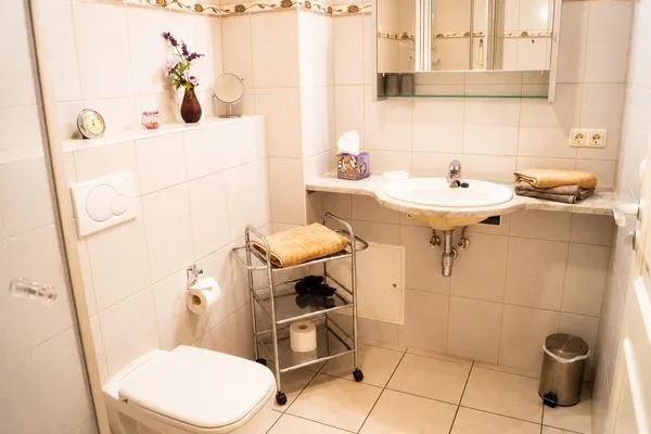 Badezimmer  Casa Nova Ferienwohnung 16