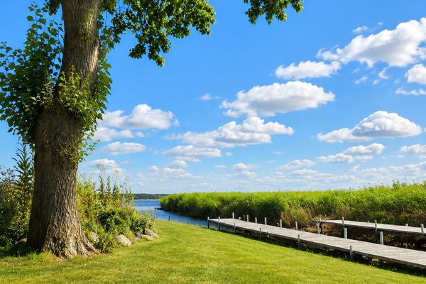 Neeberger Bootshus am Achterwasser Neeberg - Landschaft