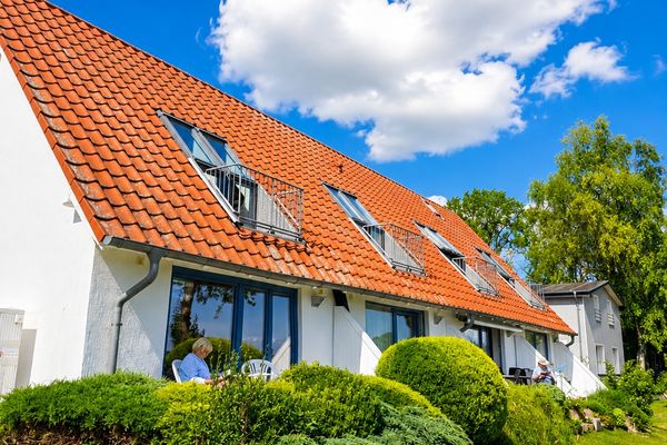  Neeberger Bootshus am Achterwasser Neeberg - Fassade / Eingang